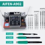 هویه دوقلو AIFEN مدل A902 با ۳ دسته و ۹ نوک ظرفیت ۴۵۰ درجه